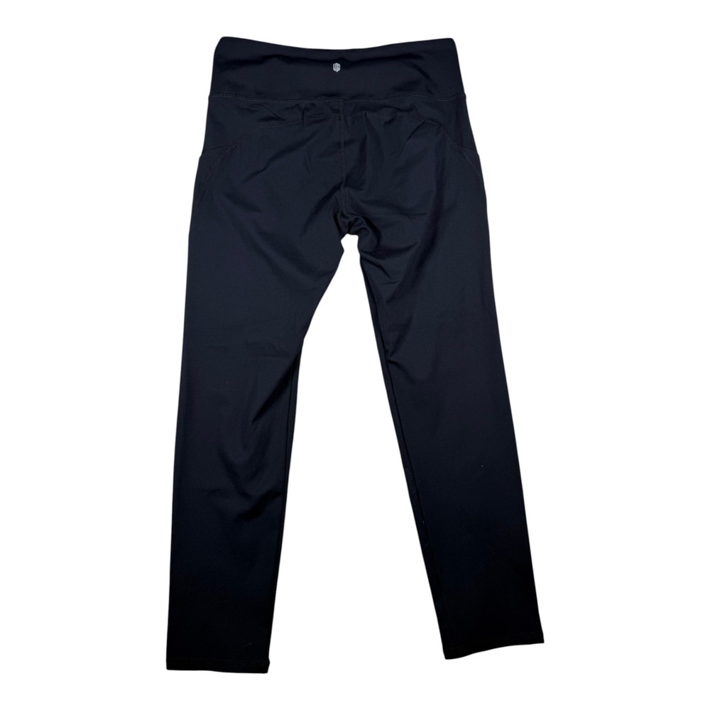 La Kottee Los Angeles Womens High Waisted Active Leggings with Pockets Black L - Picture 4 of 4